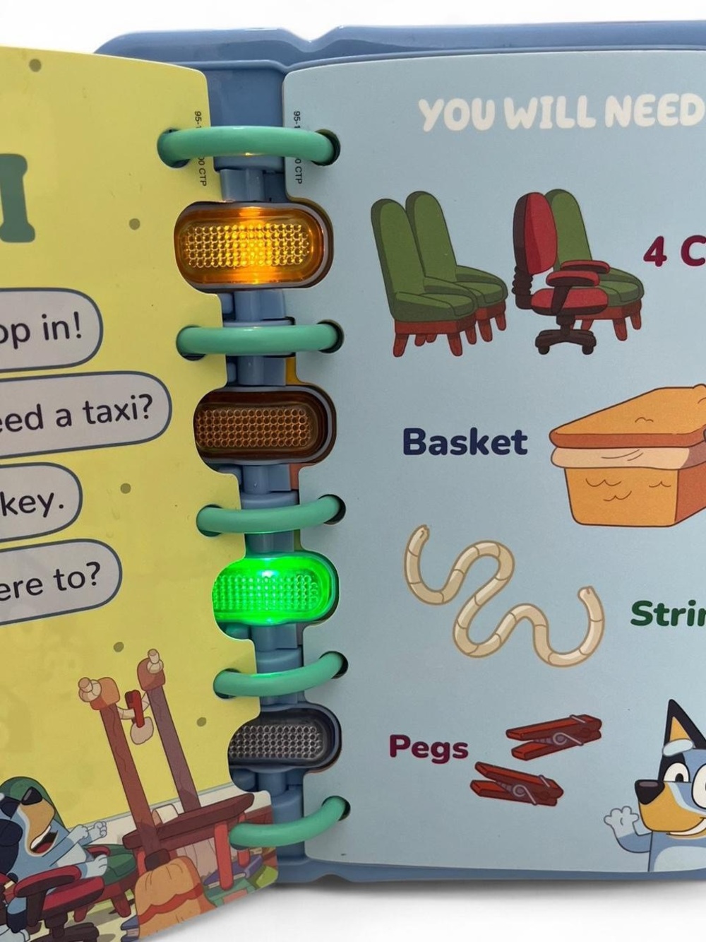 Bluey VTech Interactive Electronic Toddler Learning Toy Electronic Book Like New - Picture 4 of 8